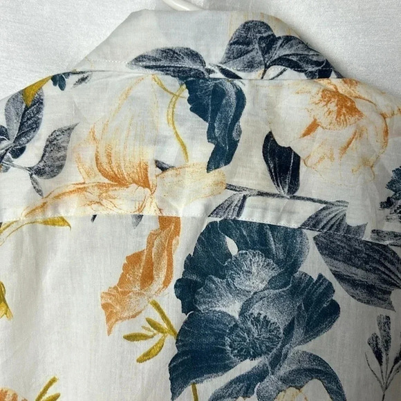 TUNEVUSE floral cotton short sleeve summer shirt,hawaiien vibe,resortwear NEW! - Picture 8 of 15